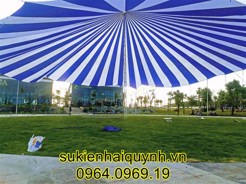 cho thuê dù che khổ lớn 1 đỉnh tròn đường kính 20m tại tp hcm