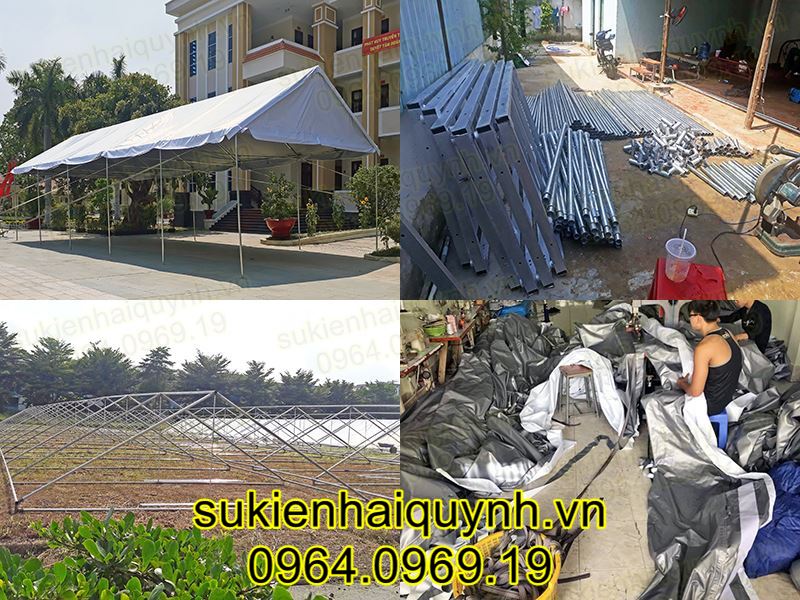 0964096919 chế tạo khung rạp sự kiện, may bạt che khung rạp giá rẻ